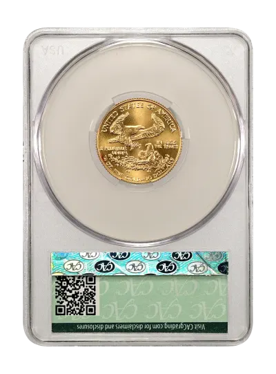 CAC Grading Coin Reverse