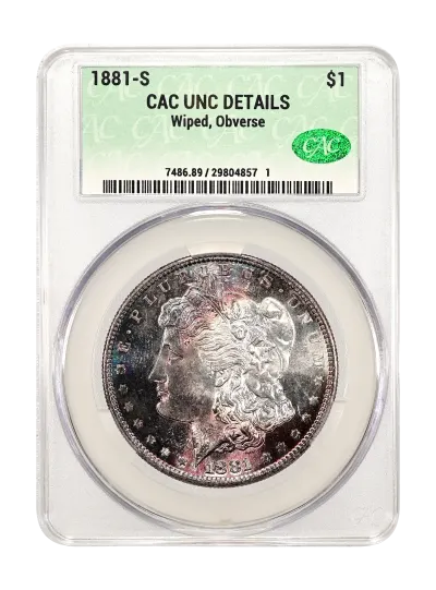 CAC Grading Coin Obverse
