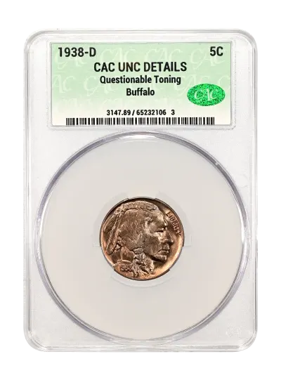 CAC Grading Coin Obverse
