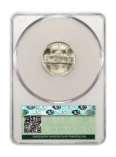 CAC Grading Coin Reverse