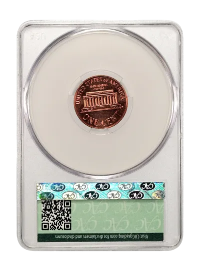 CAC Grading Coin Reverse