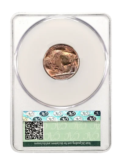 CAC Grading Coin Reverse