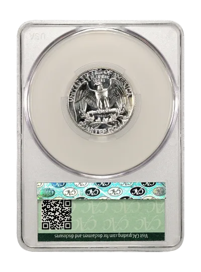CAC Grading Coin Reverse
