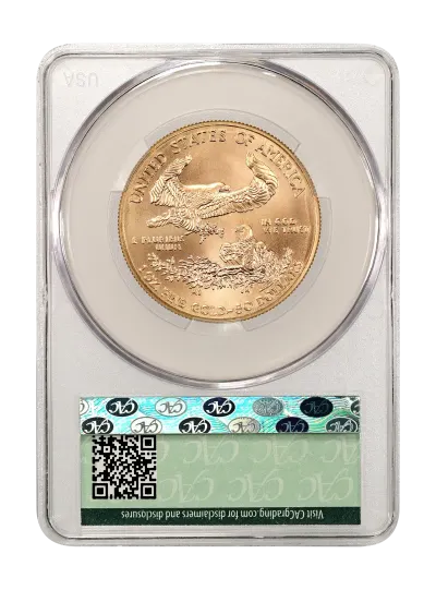 CAC Grading Coin Reverse