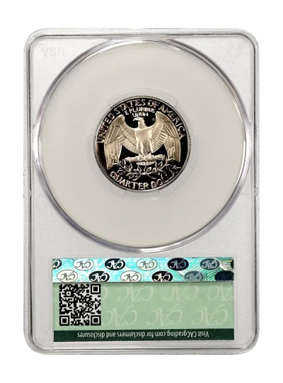 CAC Grading Coin Reverse