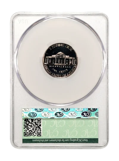 CAC Grading Coin Reverse