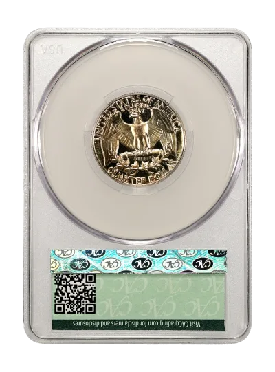 CAC Grading Coin Reverse