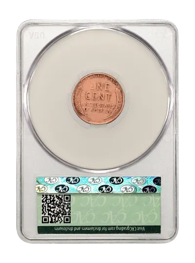 CAC Grading Coin Reverse