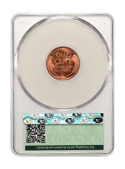 CAC Grading Coin Reverse