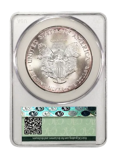 CAC Grading Coin Reverse