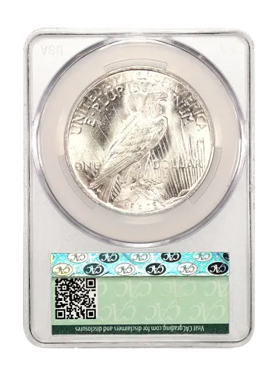 CAC Grading Coin Reverse