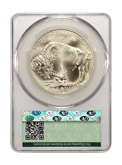 CAC Grading Coin Reverse