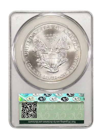 CAC Grading Coin Reverse