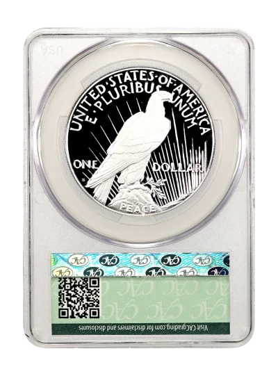 CAC Grading Coin Reverse