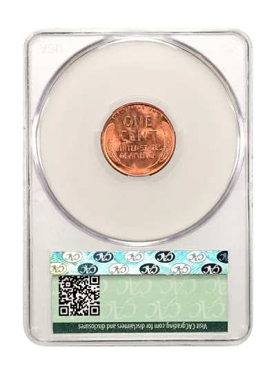 CAC Grading Coin Reverse