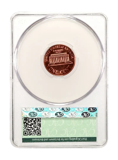 CAC Grading Coin Reverse