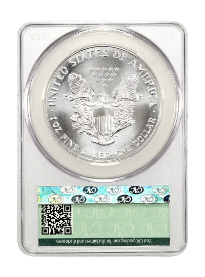 CAC Grading Coin Reverse
