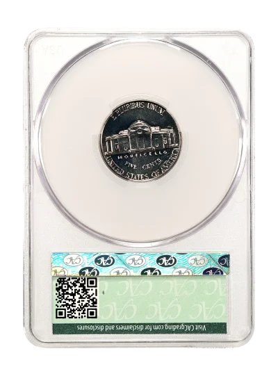 CAC Grading Coin Reverse