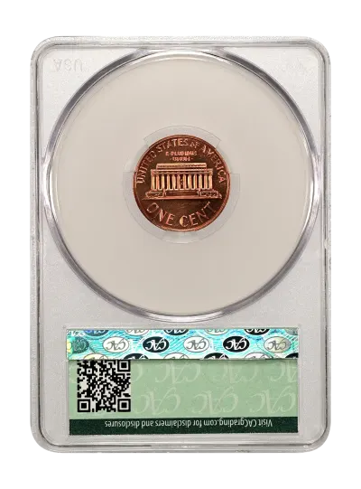 CAC Grading Coin Reverse