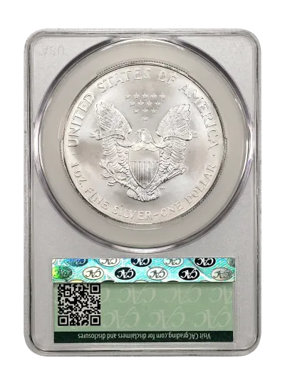 CAC Grading Coin Reverse