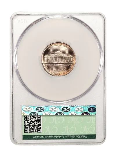 CAC Grading Coin Reverse