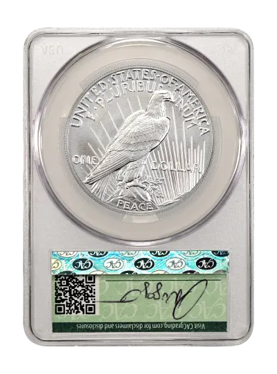 CAC Grading Coin Reverse