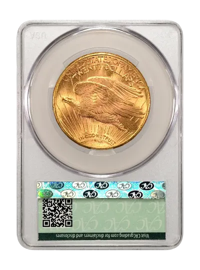 CAC Grading Coin Reverse