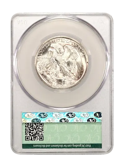 CAC Grading Coin Reverse