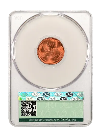 CAC Grading Coin Reverse