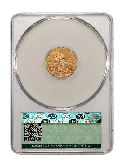 CAC Grading Coin Reverse