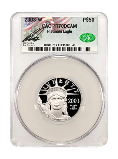 CAC Grading Coin Obverse