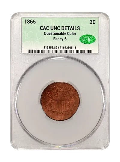 CAC Grading Coin Obverse