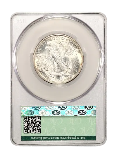 CAC Grading Coin Reverse