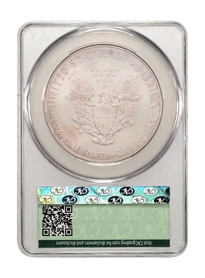 CAC Grading Coin Reverse