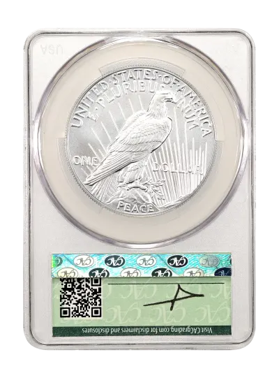 CAC Grading Coin Reverse