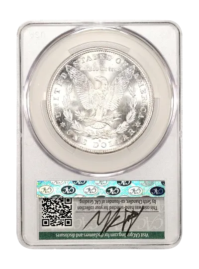 CAC Grading Coin Reverse