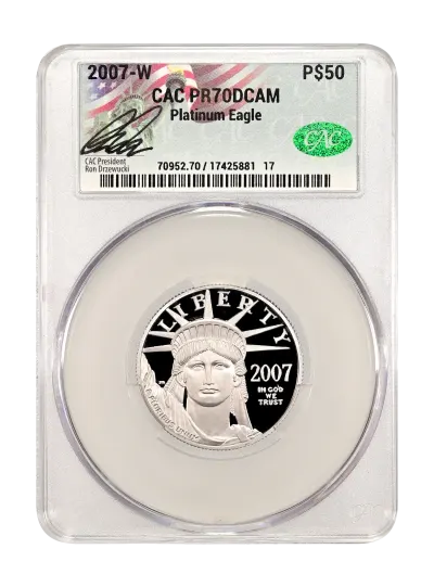 CAC Grading Coin Obverse