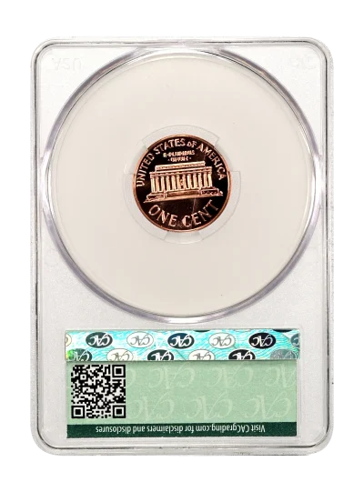 CAC Grading Coin Reverse