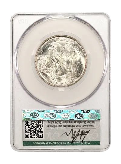 CAC Grading Coin Reverse