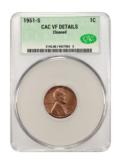 CAC Grading Coin Obverse