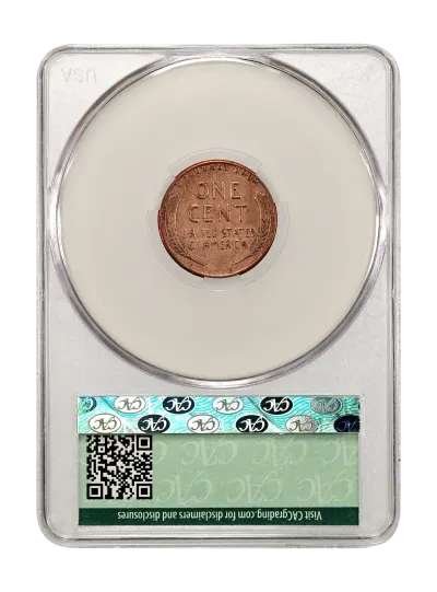 CAC Grading Coin Reverse