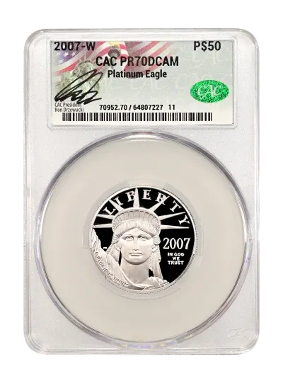 CAC Grading Coin Obverse