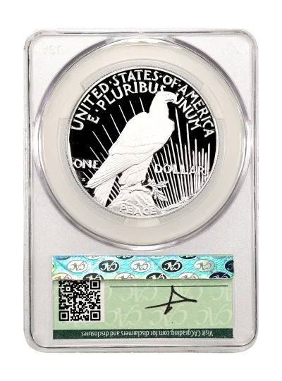 CAC Grading Coin Reverse