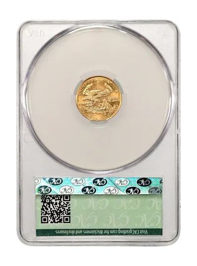 CAC Grading Coin Reverse
