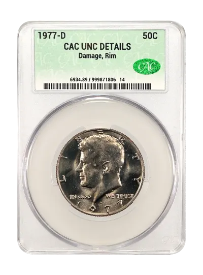 CAC Grading Coin Obverse