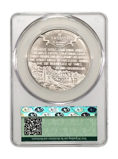 CAC Grading Coin Reverse