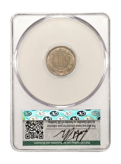 CAC Grading Coin Reverse