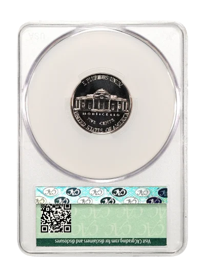 CAC Grading Coin Reverse