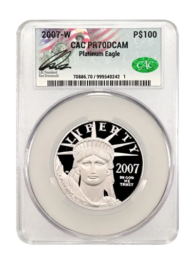CAC Grading Coin Obverse