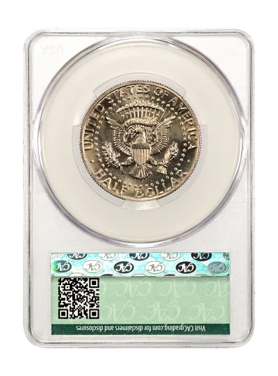 CAC Grading Coin Reverse